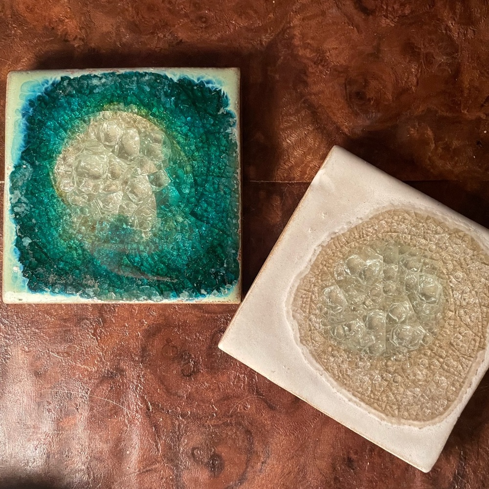 Set of Stone & Ceramic Coasters